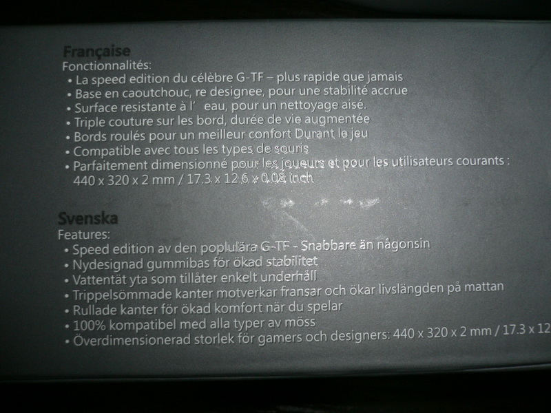 ��Ϊqpad�ҵ��˴���Ʒ ���� zowie G-TF-speed