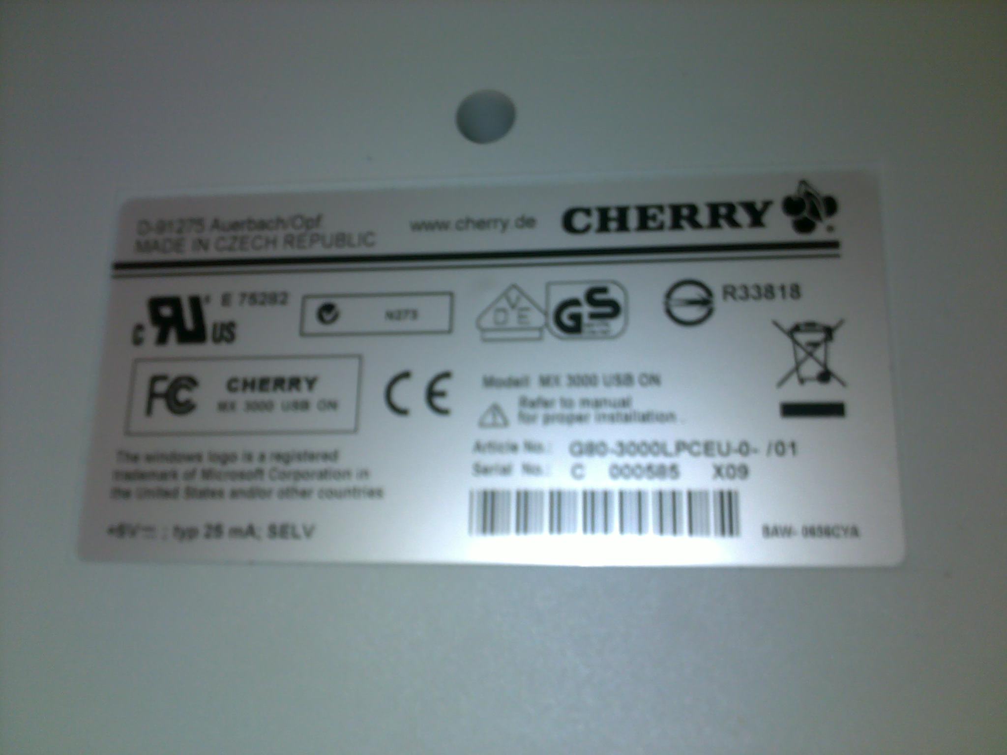 ����cherry G80-3000��ɫ���ᣬ��������ɫ��ñ��