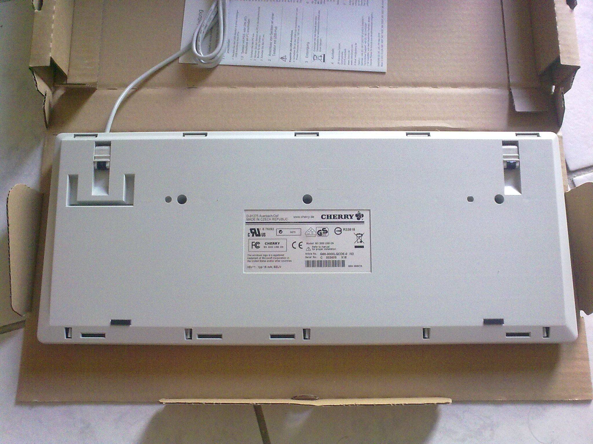 ����Cherry G80-3000�����е����