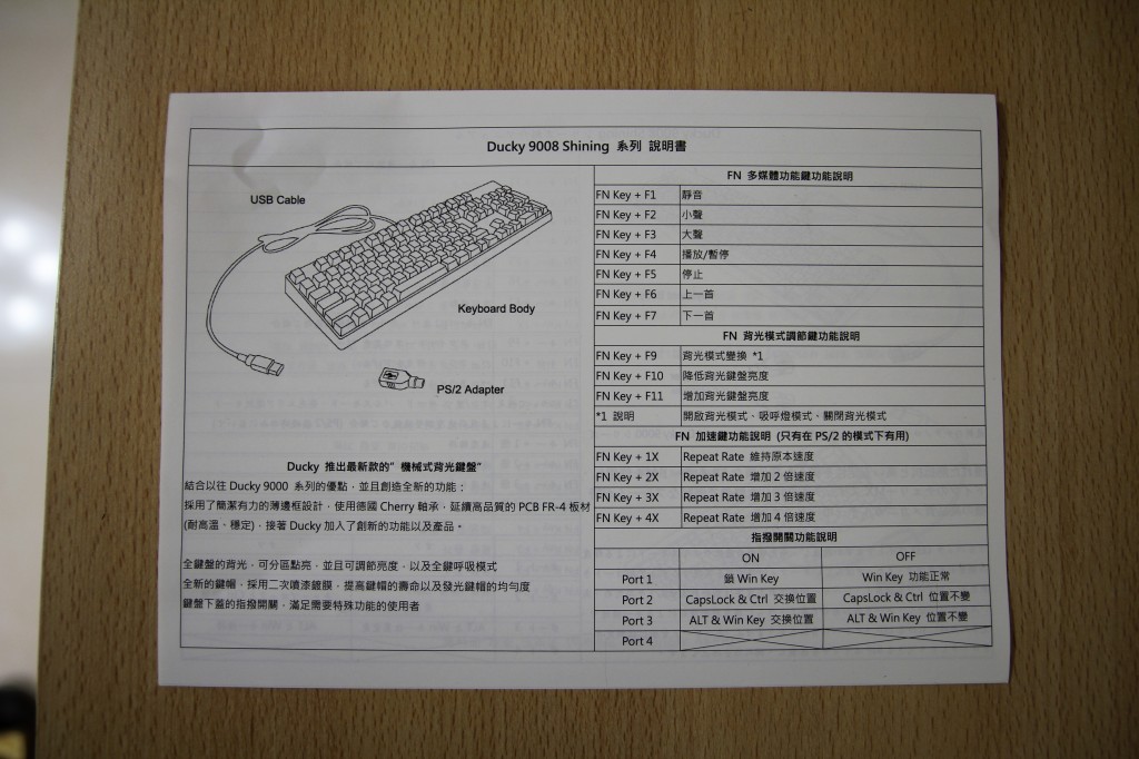 [�ψD,�D��]�����õ���Ducky DK9008R shine �t�S���w�����I�P