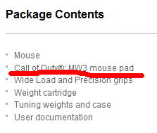 Logitech Laser Mouse G9X: Made for Call of Duty