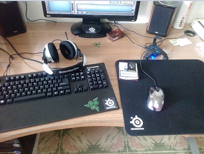 �����ױȵĴ��У�ԭ����õ���Ȼ����SteelSeries��7G�ú󡣡�����