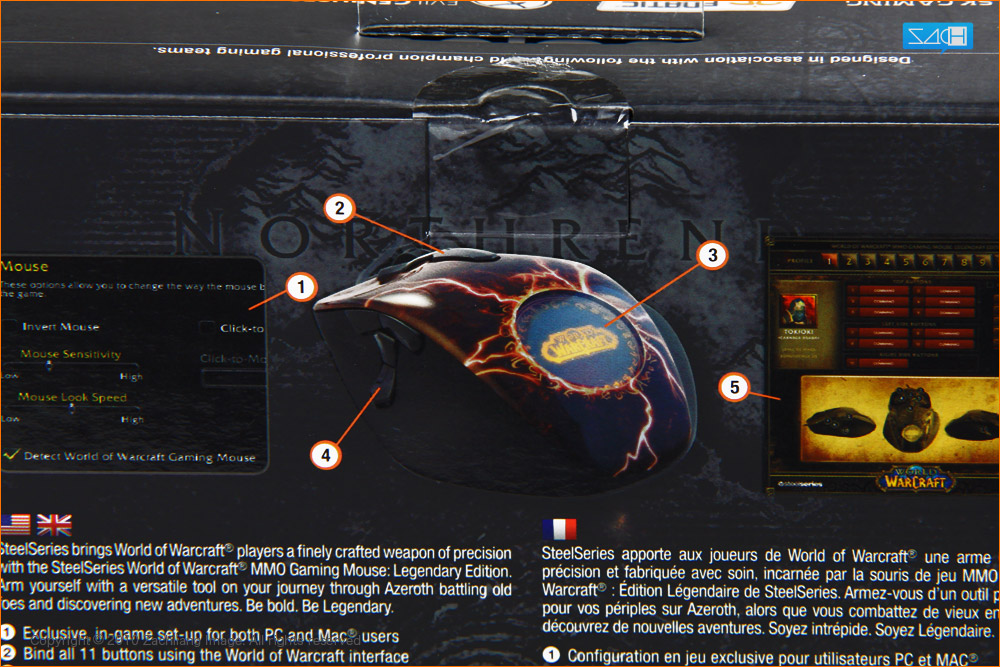 ��˵֮��������steelseries World of Warcraft  Legendary MMO ��꣨����