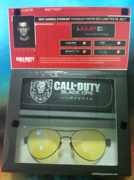 ����GUNNAR��Ŀ�� Call of Duty: Black Ops ProGaming Glasses