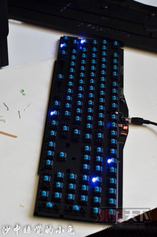 CHERRY 3850 MX3.0——拆解——改灯——丰胸篇