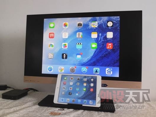 入手土豪金EW2440L，自己研究无线外接iPad mini