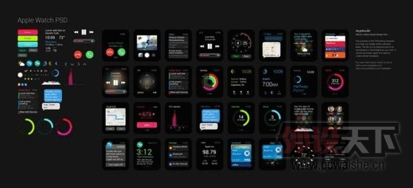 Apple Watch UI PSģAPP