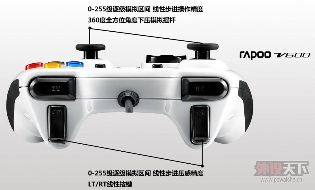 99元劲爆！雷柏V600电竞级振动游戏手柄全国上市