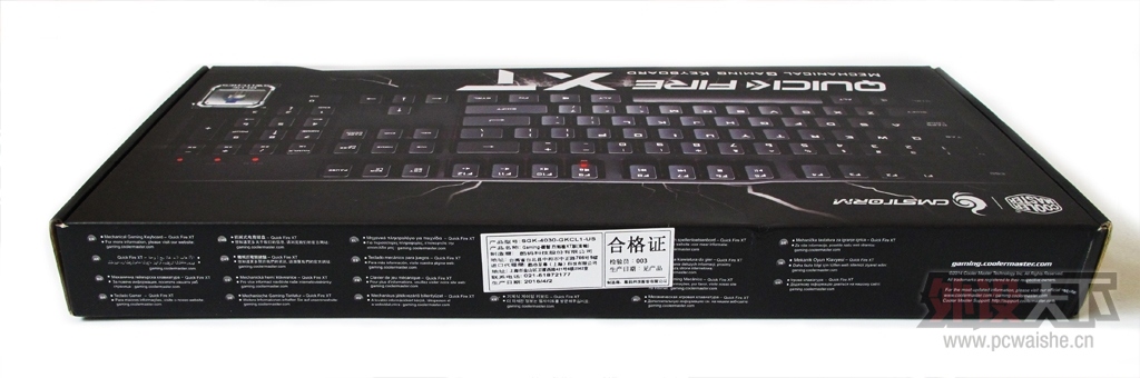 CoolerMaster酷冷至尊烈焰枪XT104青轴机械键盘上手详拆解评测--只为性价比而来！