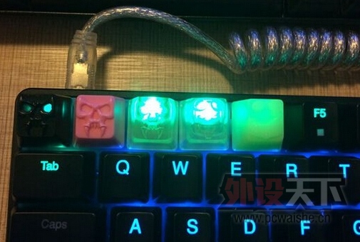 【键帽】树脂键帽到货开箱上灯一波流