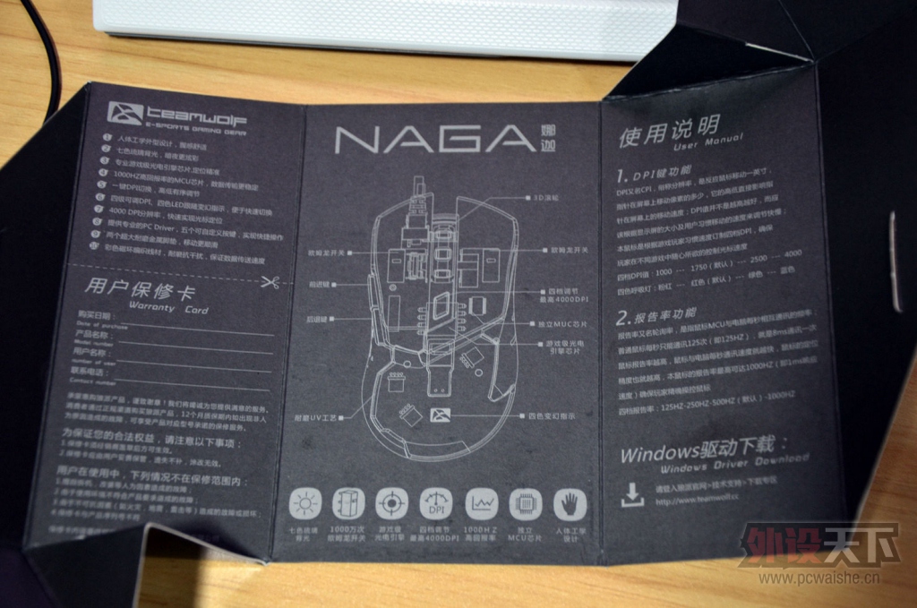 亮瞎眼的玩物——狼派NAGA娜迦开箱
