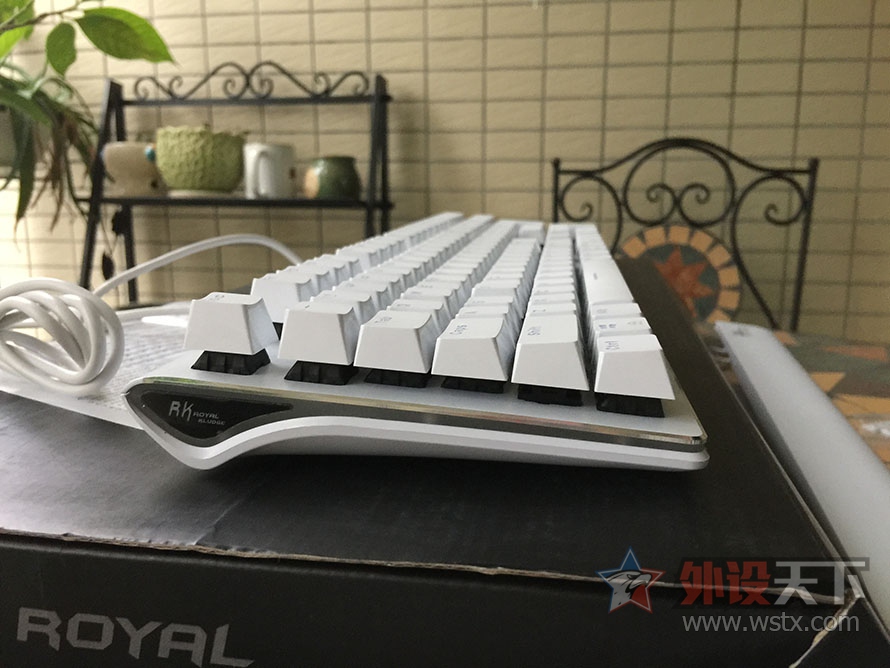 RK S108键 白色白光游戏机械键盘（凯华青轴） 使用报告