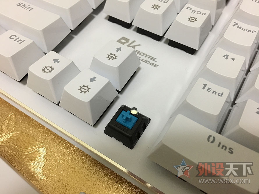 RK S108键 白色白光游戏机械键盘（凯华青轴） 使用报告