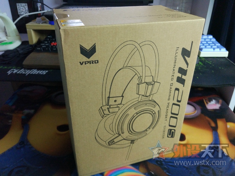 耳机也能RGB？---雷柏VH200S