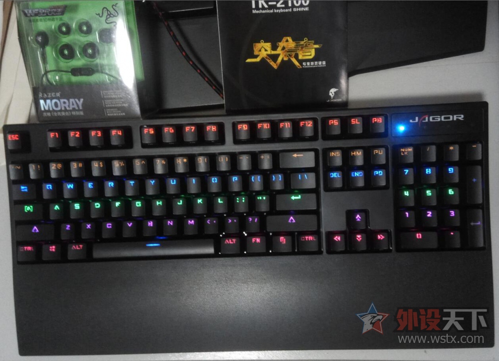 【山东】贼鸥 TK2100 RGB混光青轴 雷蛇虎鳗耳塞