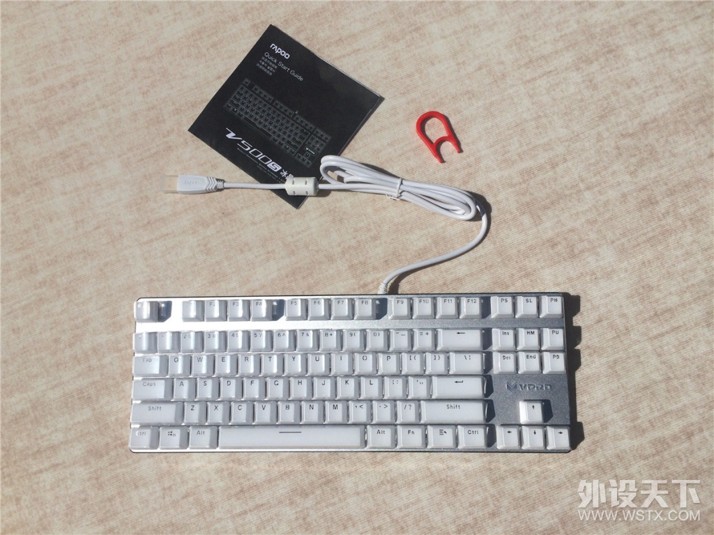 【温柔】终于等到你，雷柏V500s冰晶版红轴机械键盘评测