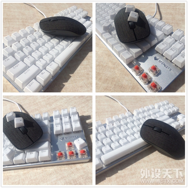 【温柔】终于等到你，雷柏V500s冰晶版红轴机械键盘评测