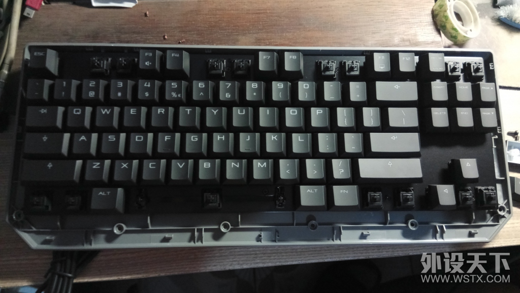 cherry  1.0TKL 无背光版拆解