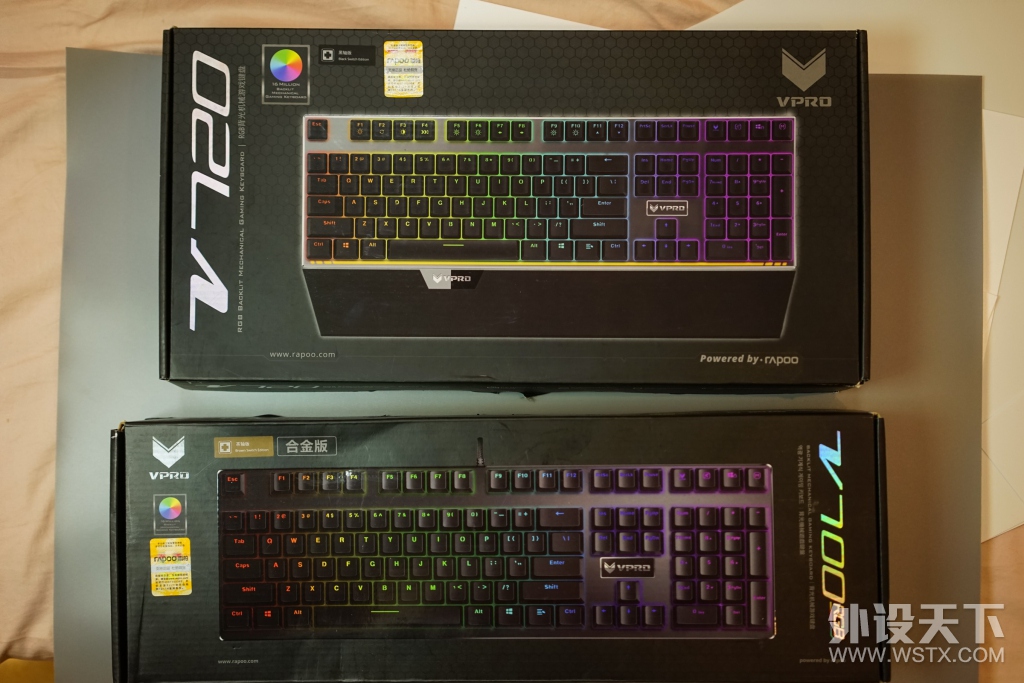 雷柏V700 RGB合金版幻彩背光机械键盘评测——暗夜里的一抹辉光