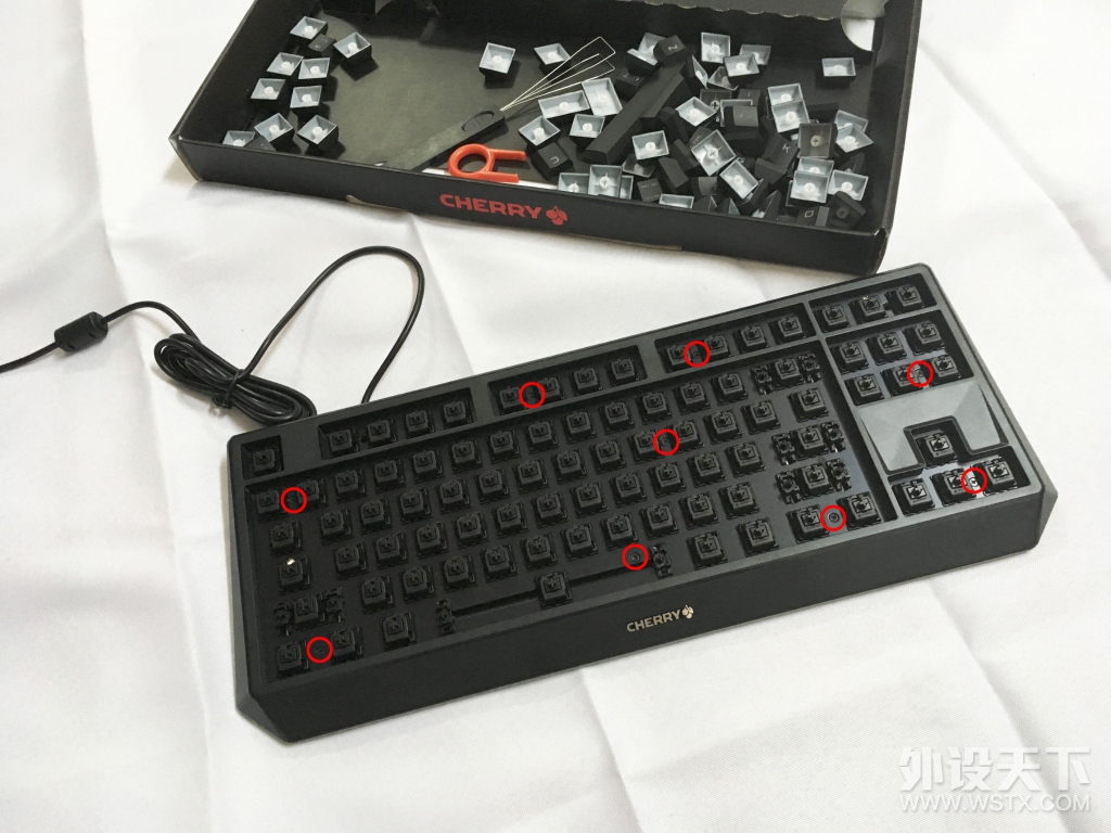 【浮云瓜】亲民！但不能加灯！——CHERRY MX 1.0 无光版 深度 拆解 评测
