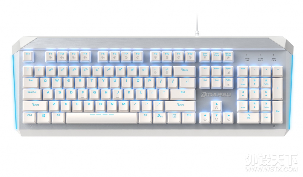 【news】新键盘EK822（黑、白）：PBT双色字透、BOX轴