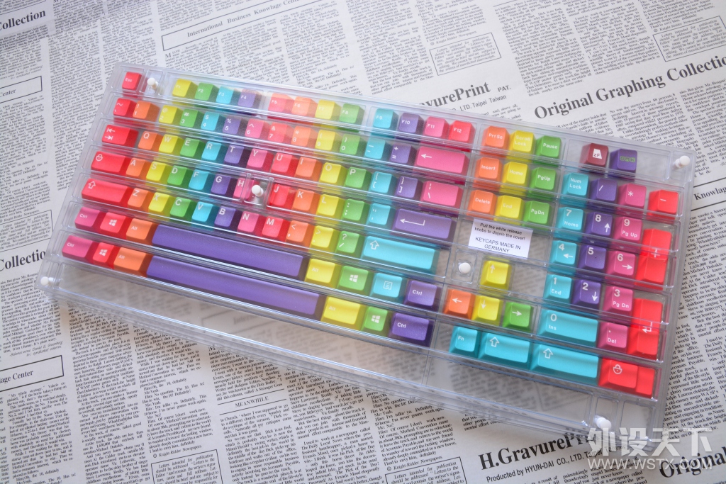 五彩缤纷OR杀马特！你说的算——GMK Rainbow彩虹套键帽图赏