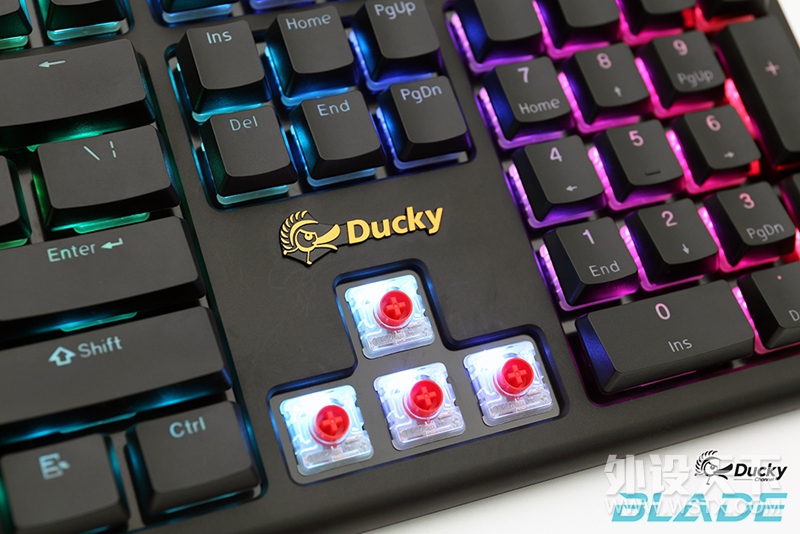 搭载Cherry最新矮轴 Ducky Blade Air机械键盘曝光