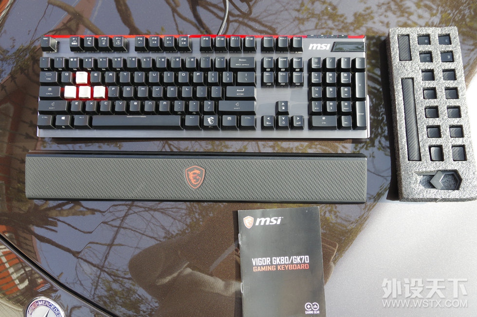 MSI Vigor GK80 Cherry MX RGB机械键盘评测-键盘区-外设天下-电脑外设发烧友聚集地