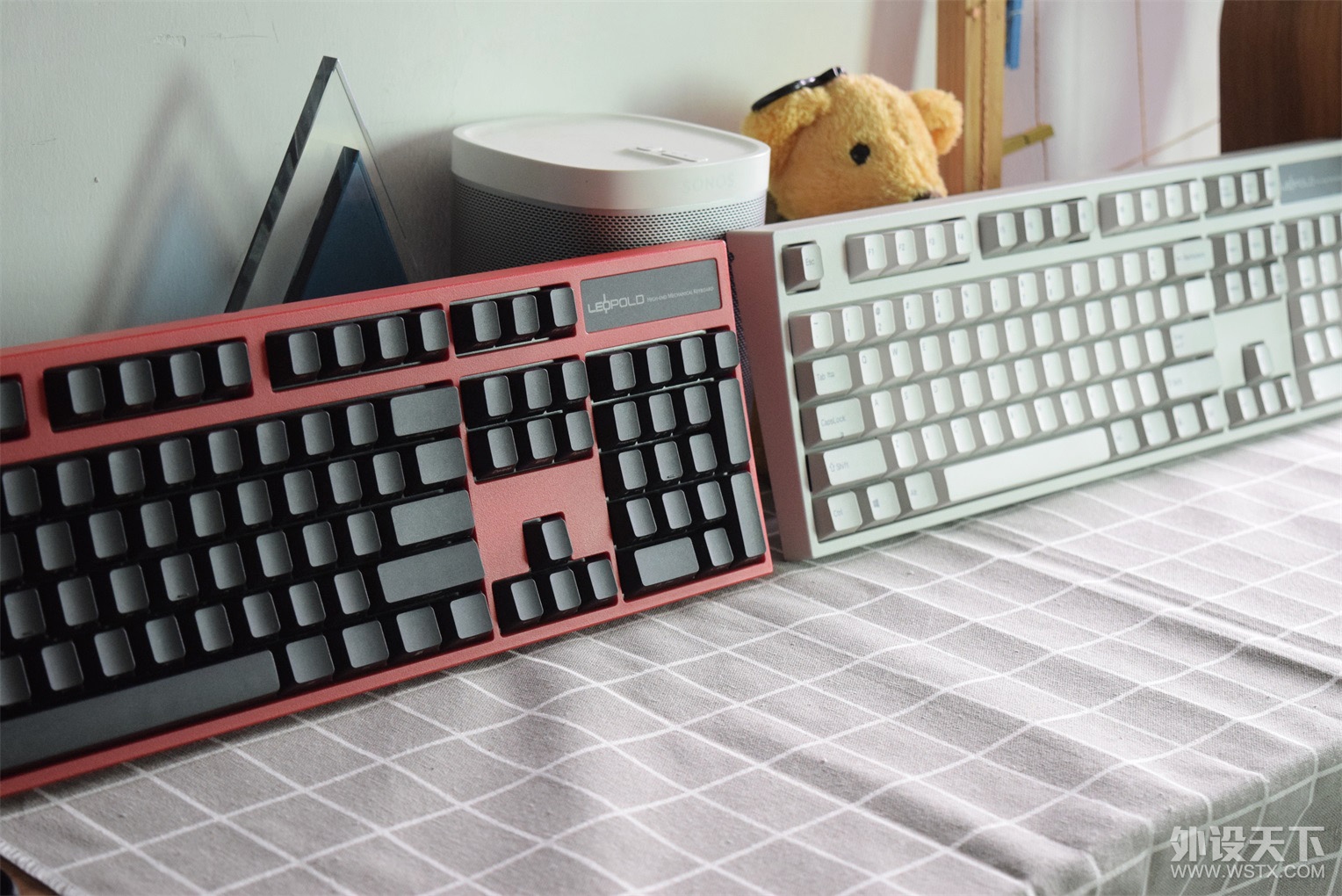 两款经典的红轴键盘 cherry G80-3494 与leopold FC900R PS