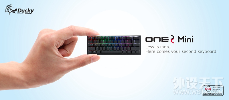 迷你61键!Akko Ducky One 2 Mini正式公布