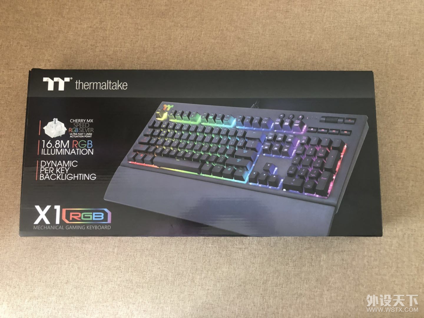 银轴初体验---TTeSportsX1键盘使用分享