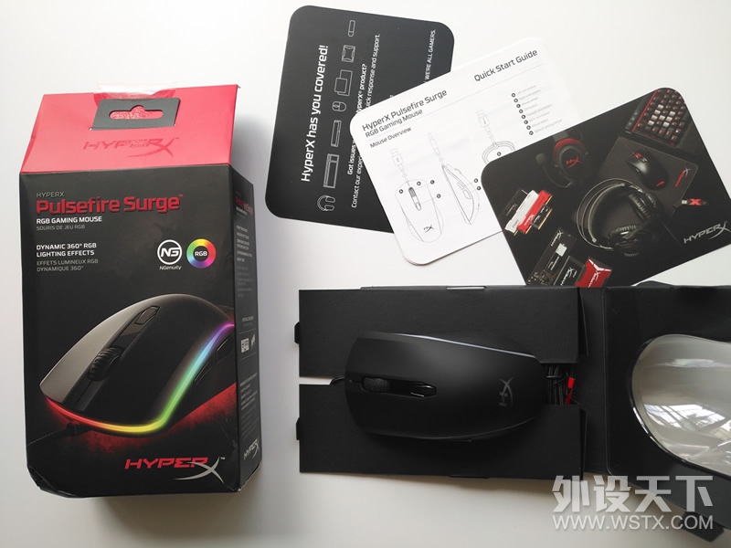HyperX Pulsefire Surge 巨浪鼠标拆解