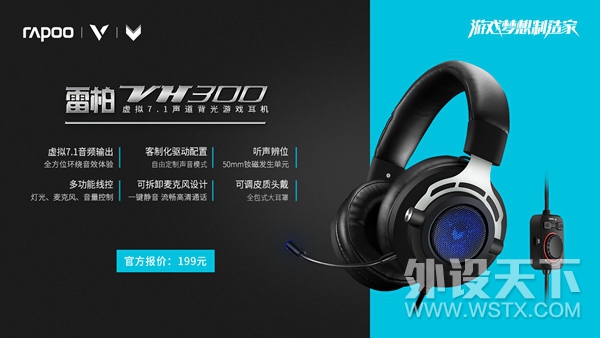 雷柏VH300耳机推荐听大片—极盗车神