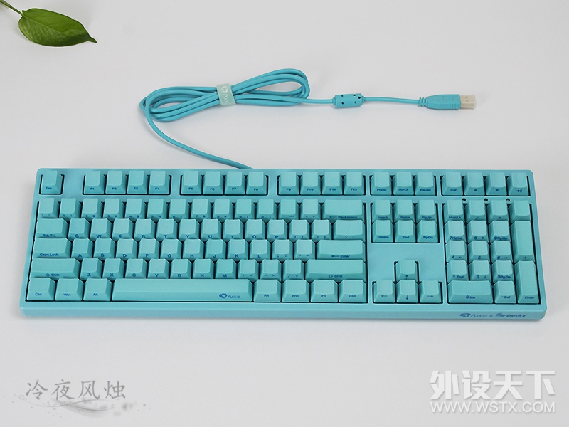 【风烛】轻触·那一抹色彩-AKKO×DUCKY 3108键盘&AG325薄荷青键鼠简评