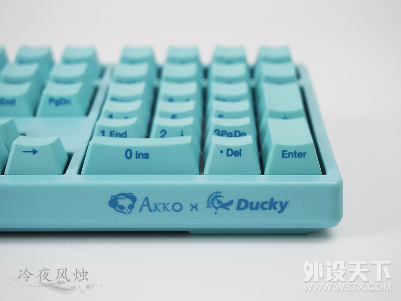 【风烛】轻触·那一抹色彩-AKKO×DUCKY 3108键盘&AG325薄荷青键鼠简评