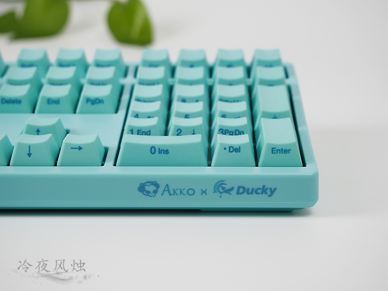 【风烛】轻触·那一抹色彩-AKKO×DUCKY 3108键盘&AG325薄荷青键鼠简评