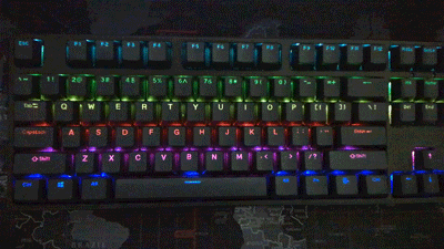 无线也要上RGB，GANSS GS87-D RGB键盘