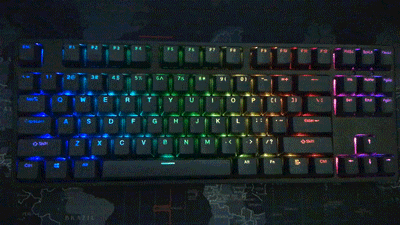 无线也要上RGB，GANSS GS87-D RGB键盘