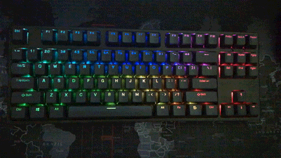 无线也要上RGB，GANSS GS87-D RGB键盘