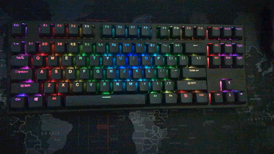 无线也要上RGB，GANSS GS87-D RGB键盘