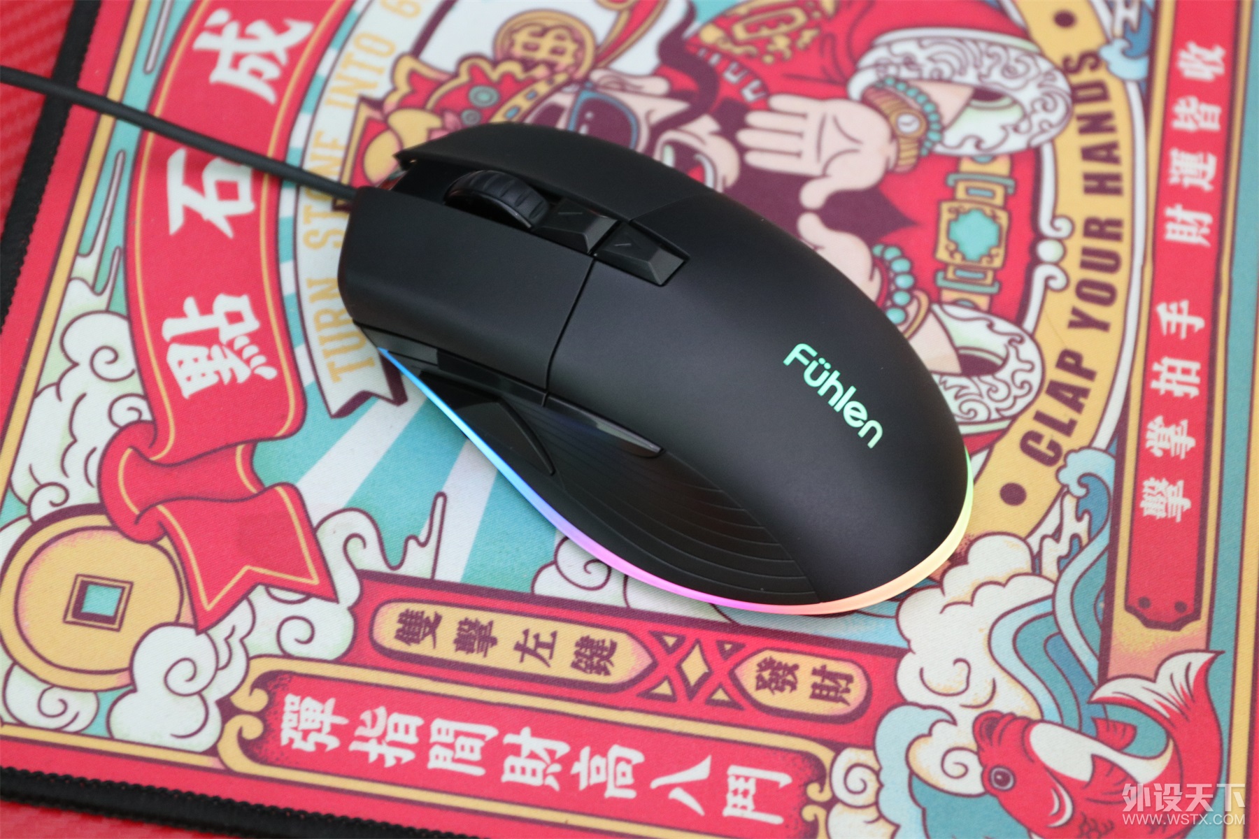 不是3360也不是光磁微动的水桶型鼠标  富勒CO610