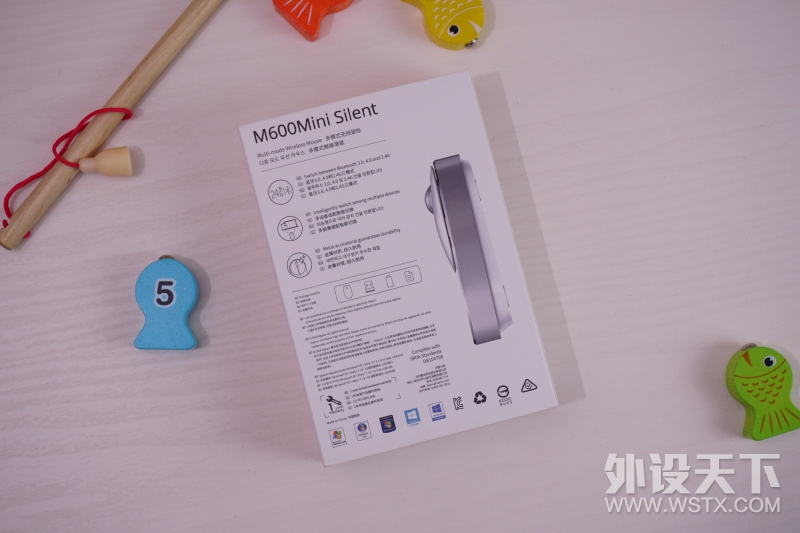 桌面小可爱      雷柏M600Mini多模鼠标小测