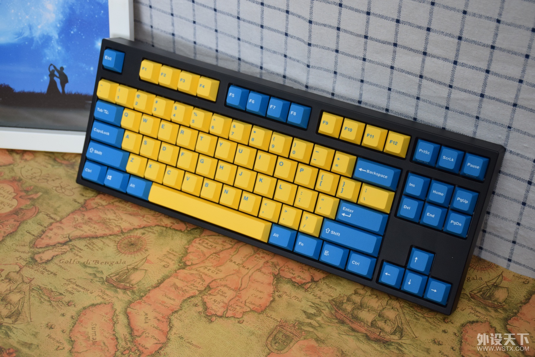 阴差阳错，买了一把“金州勇士队”键盘 leopold FC 750R  PD版