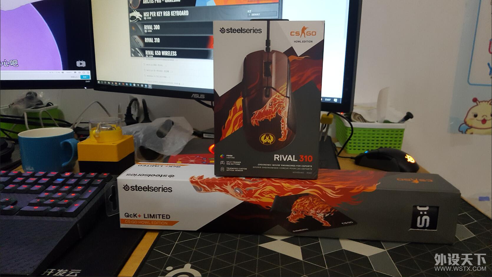[暗金咆哮，全场尖叫]赛睿 CS:GO Howl套装简评晒单