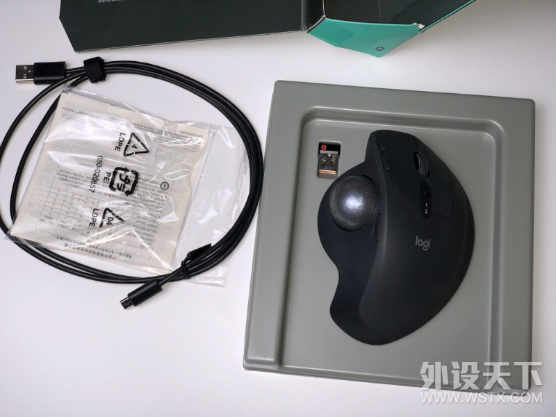 罗技无线轨迹球鼠标【MX ERGO】【国行97新】已出