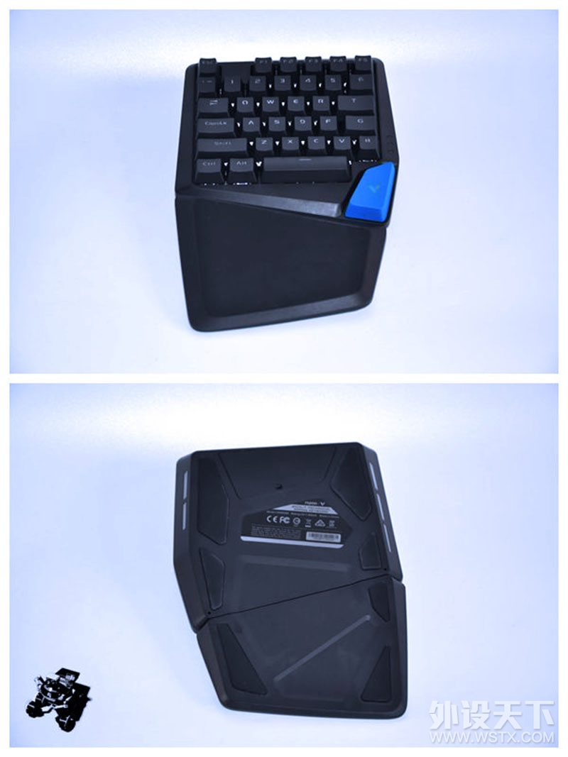 雷柏V550RGB单手键盘评测