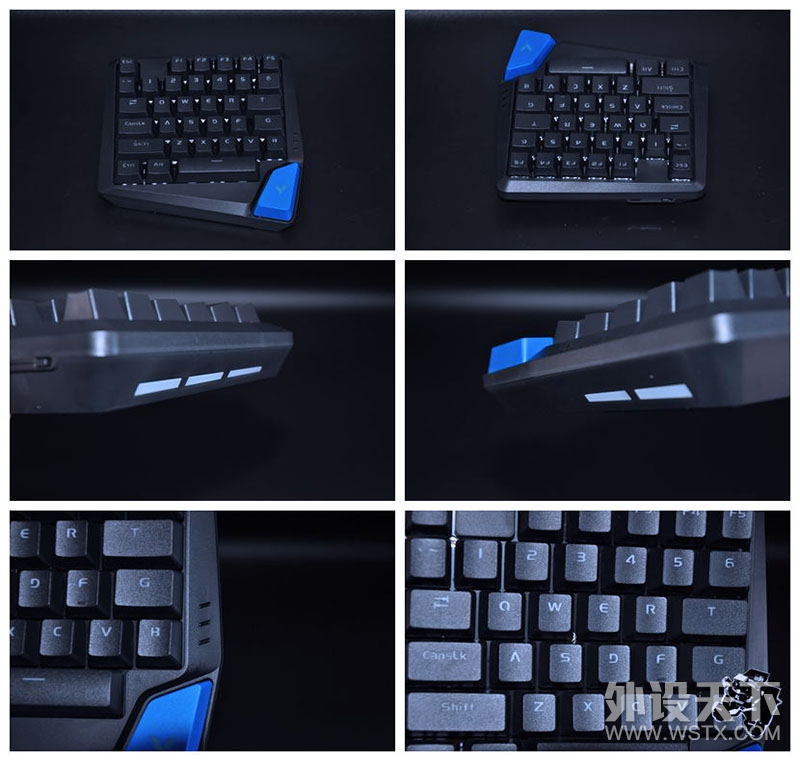 雷柏V550RGB单手键盘评测