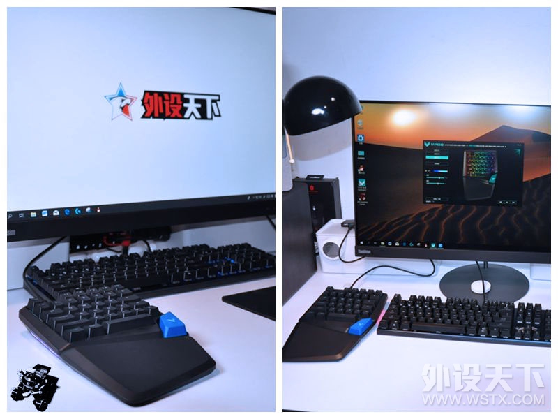 雷柏V550RGB单手键盘评测