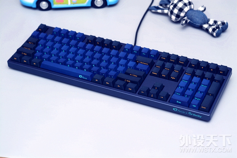 细节做的不错，AKKO Ducky 3108SP地平线侧刻机械键盘开箱