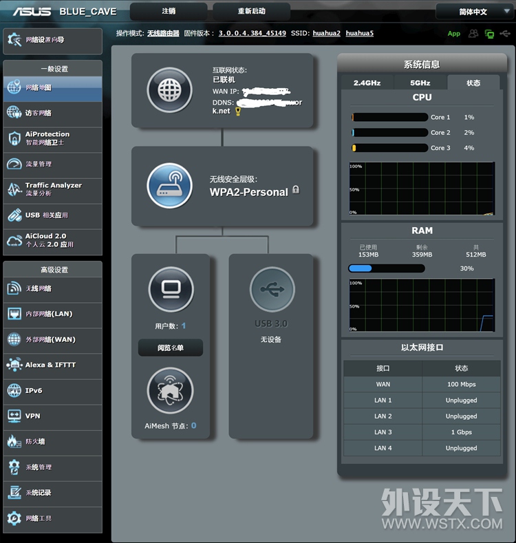 WIFI 6性能怪兽-华硕 RT-AX88U电竞路由